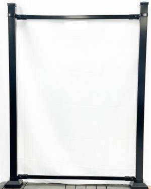 GLASS 6MM - TEMPERED GLASS WITH FRAME