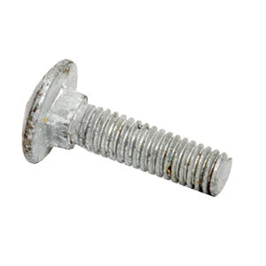 Galvanized bolt with nut