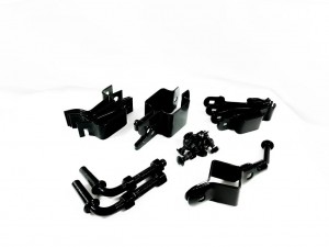 2'' SQ. SINGLE KIT BLACK (GATE FRAME 1 1/2)