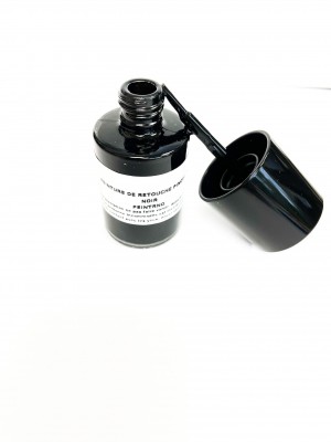 Stylo Retouche Peinture LudwigLacke Noir Obsidienne 9197 - Pour Mercedes, 24 Ml Avec Pinceau Et Aiguille